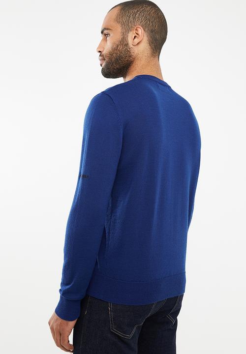 Pringle of Scotland - Leon tailored fit lion knit - blue