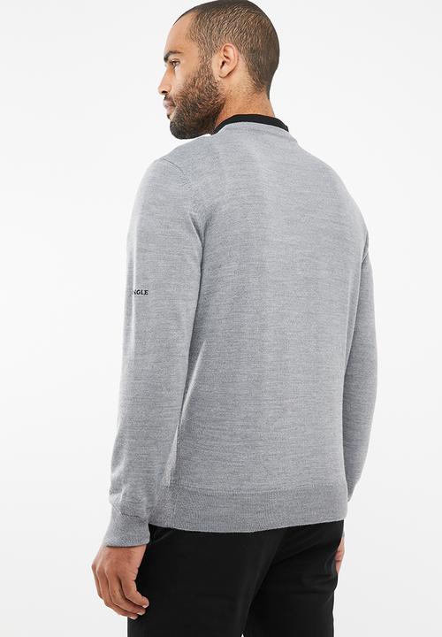 Pringle of Scotland - Leon tailored fit lion knit - grey