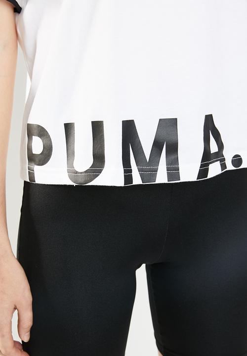 PUMA - Chase cotton tee - white