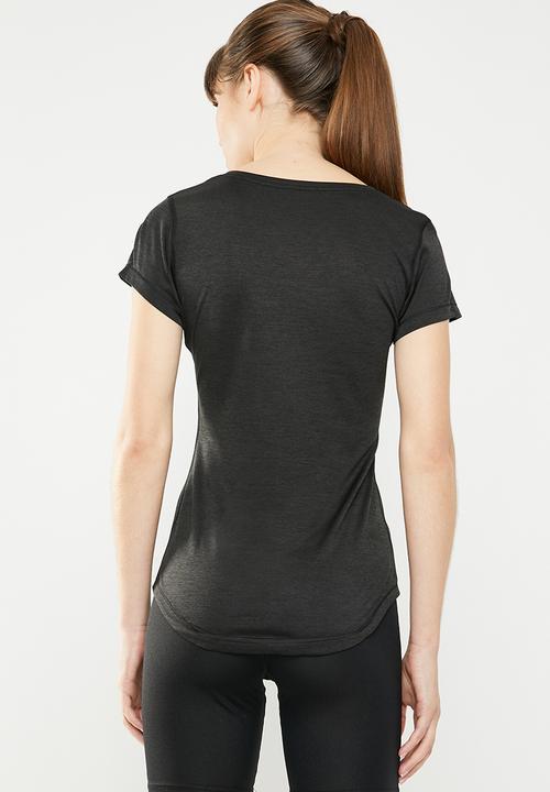 PUMA - Heather cat tee performance - black