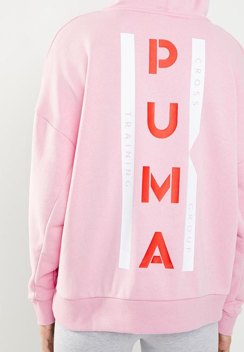 PUMA - XTG halfzip hoodie - pink