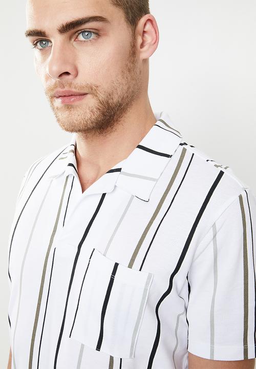 Jack & Jones - Spike stipe resort polo - multi