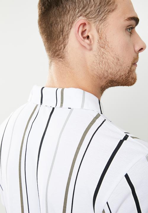 Jack & Jones - Spike stipe resort polo - multi