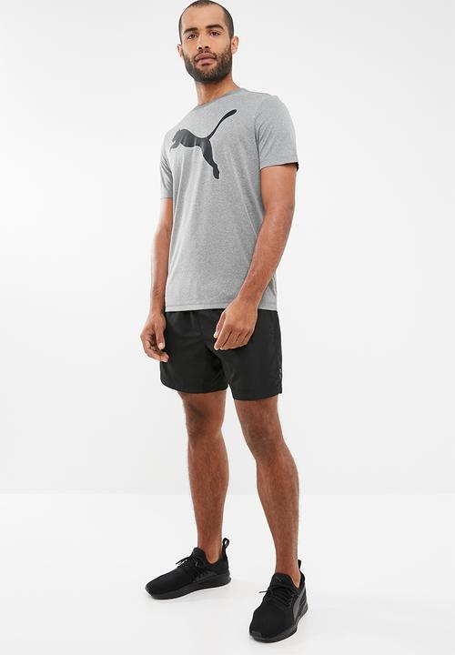 PUMA - Forever faster woven shorts - navy & white