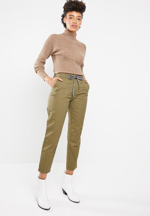 ONLY - Nevada ankle chino pants - khaki
