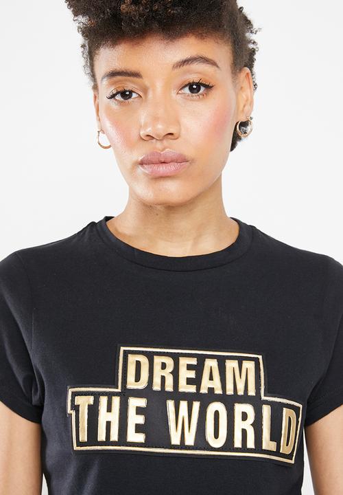 STYLE REPUBLIC - Dream the world T-shirt - black
