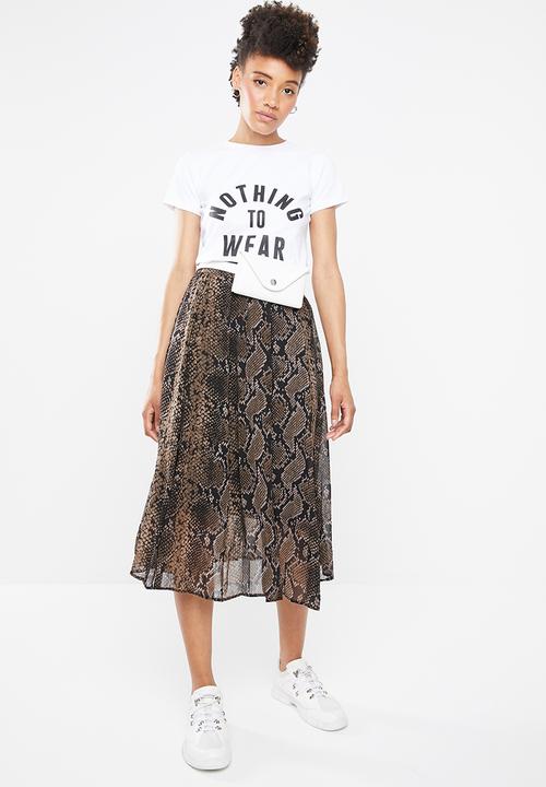 STYLE REPUBLIC - Nothing to wear T-shirt - white