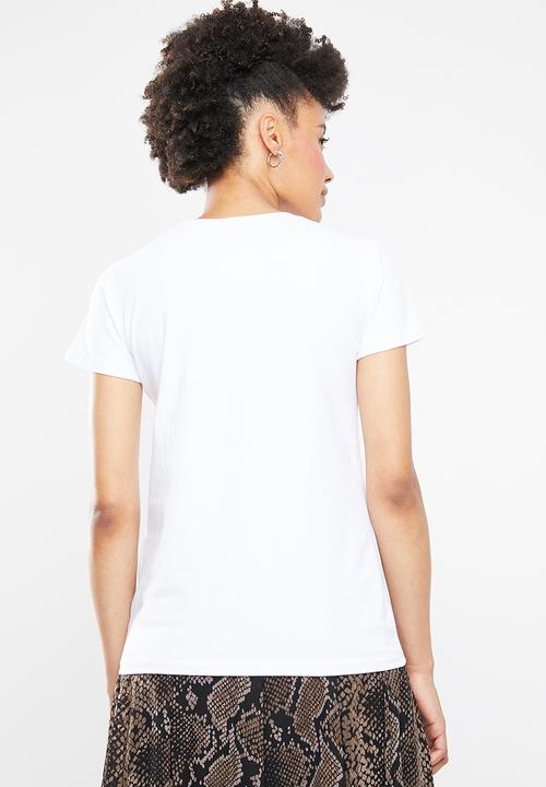 STYLE REPUBLIC - Nothing to wear T-shirt - white