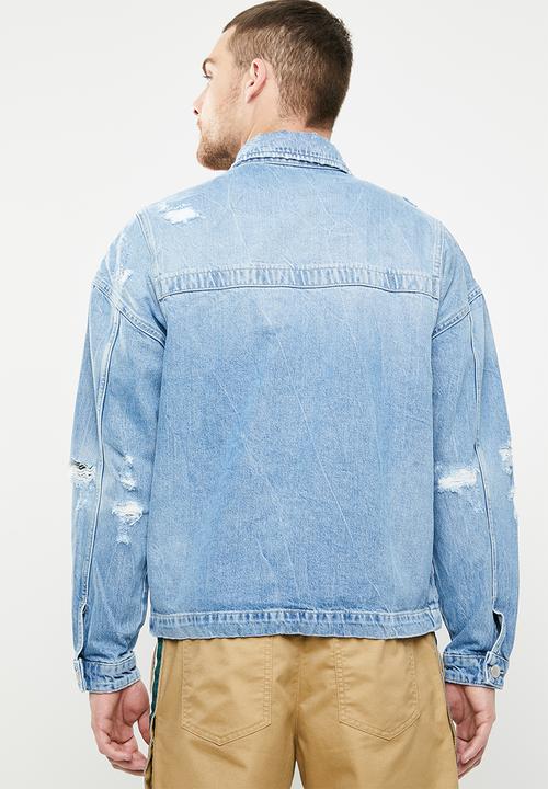Jack & Jones - Oversized coach jacket - blue