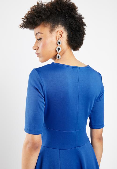 STYLE REPUBLIC - Volume fit and flare maxi - blue