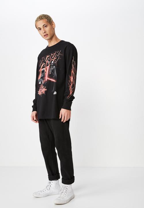 Cotton On - Tbar long sleeve tee - black