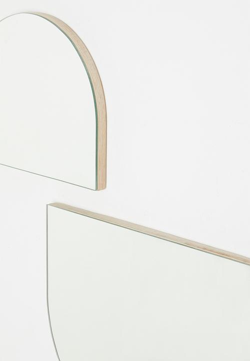 Native Decor - Dome frameless mirror set of 2 - small & medium