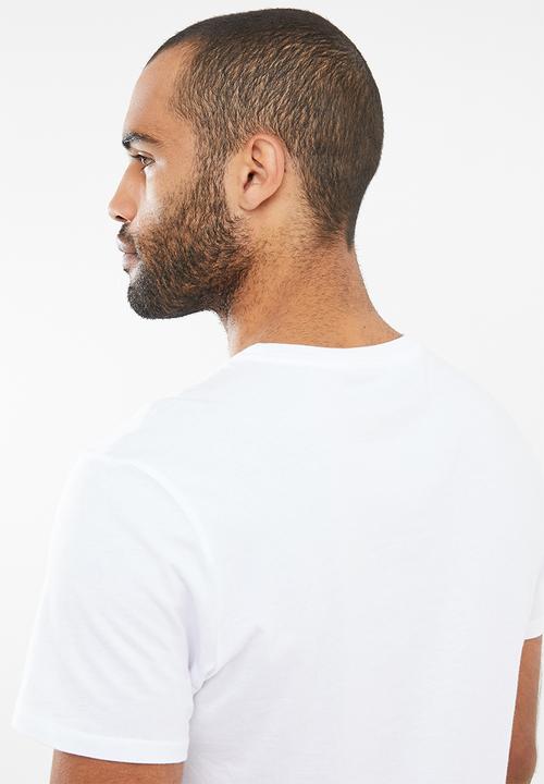 GUESS - Basic linear short sleeve tee - white