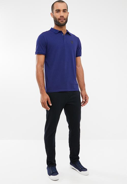 GUESS - Carter twill chino pant - navy