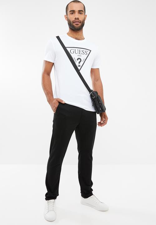 GUESS - Carter twill chino pant - black