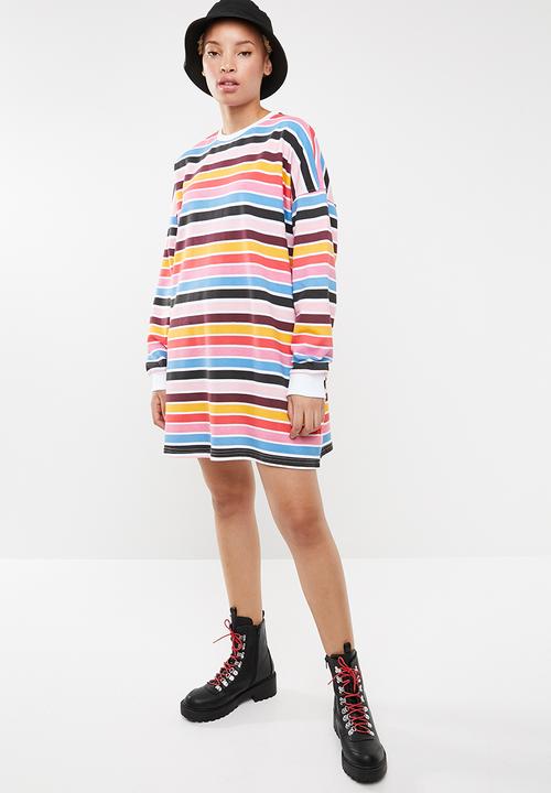 Missguided - Oversized sweater dress - multi