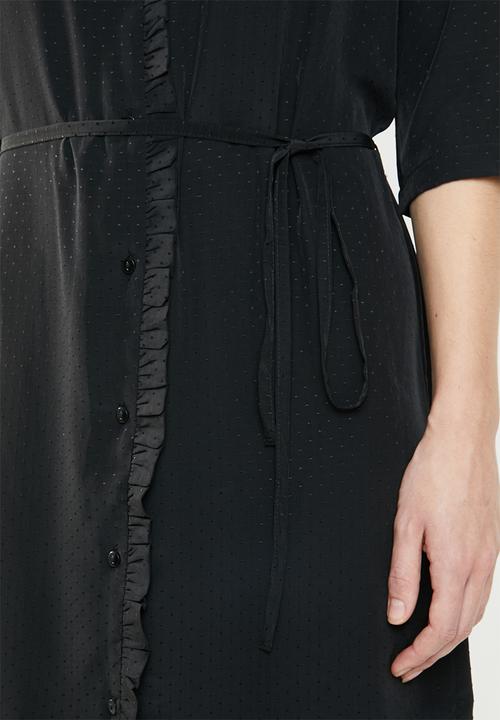 Jacqueline de Yong - Gilbert 3/4 dress - black