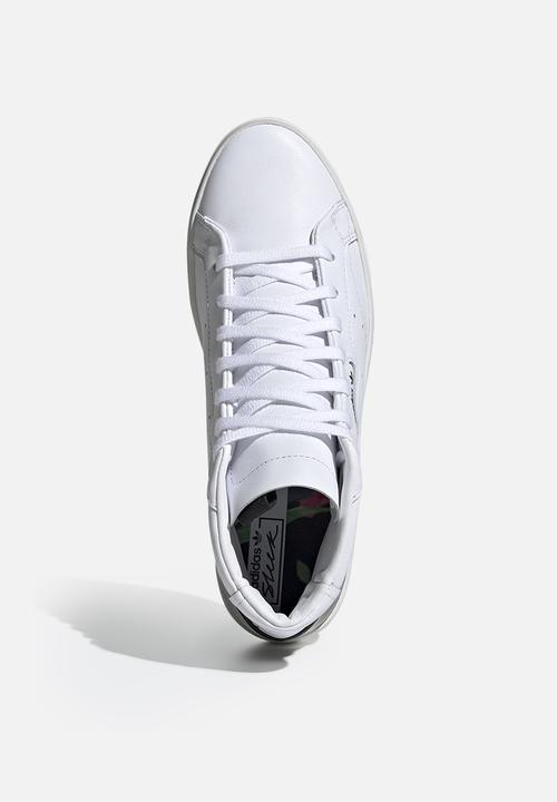 adidas Originals - adidas SLEEK MID W - ftwr white/ftwr white/core black