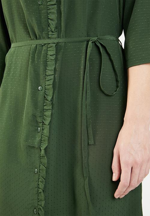 Jacqueline de Yong - Gilbert 3/4 dress - green 