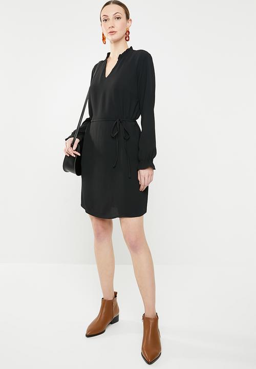 Jacqueline de Yong - Gorgeous longsleeve dress - black