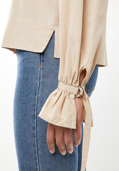 STYLE REPUBLIC - Utility style blouse - neutral