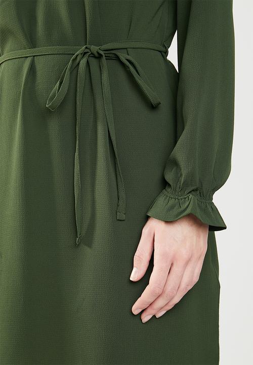 Jacqueline de Yong - Gorgeous long sleeve dress - green 