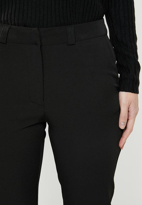 edit - Classic bootleg pants - black