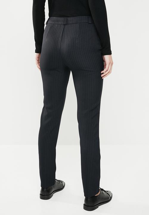 edit - Classic ankle grazer pants - navy