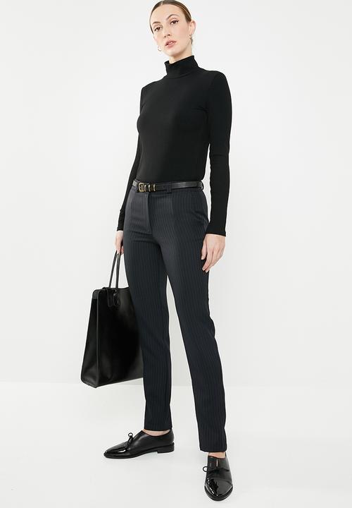 edit - Classic ankle grazer pants - navy