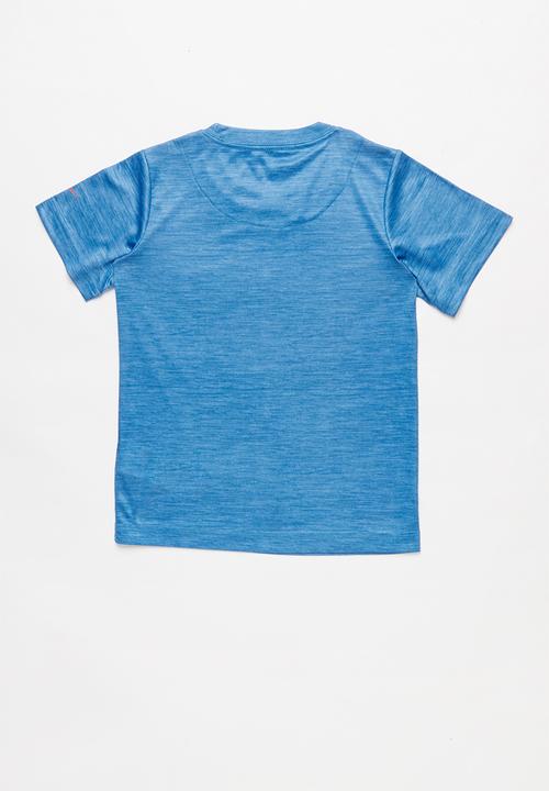 Nike - Nkb crossdye swoosh df tee - blue