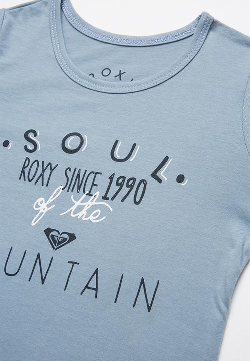 Roxy - Soul of the mountain tee - blue