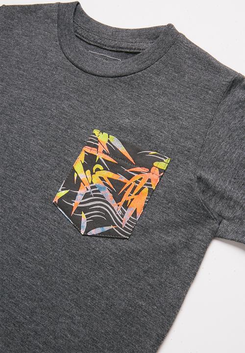Quiksilver - Stay pocket tee - grey