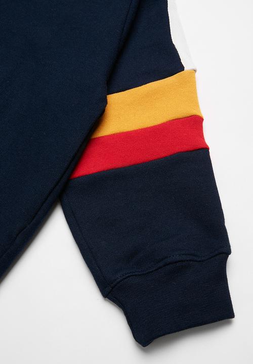 Pop Candy - Kids tracksuit - navy & orange