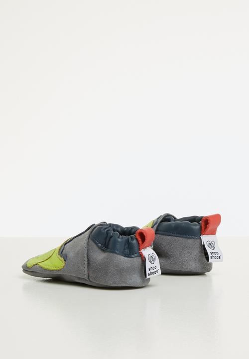 shooshoos - Dino roar slip on - grey 
