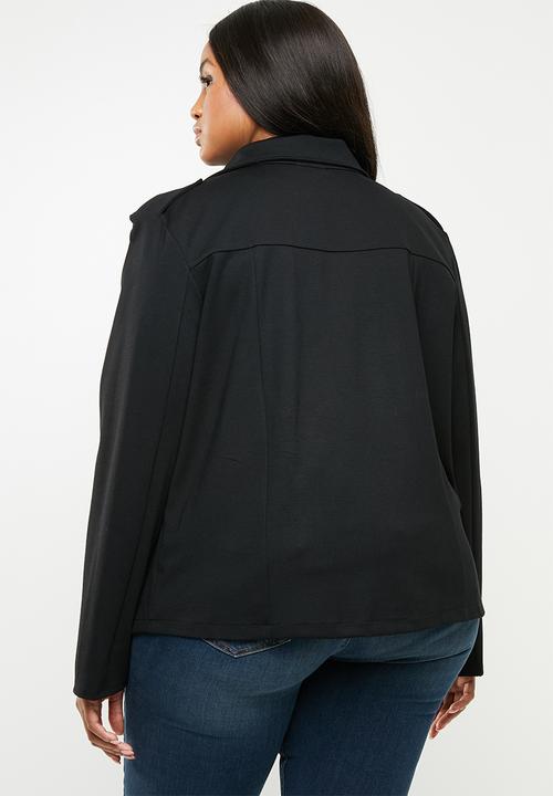Superbalist - Ponti soft biker jacket -black