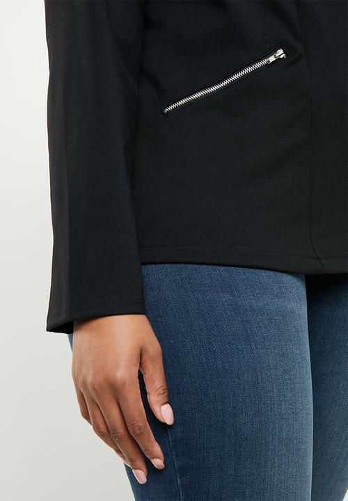 Superbalist - Ponti soft biker jacket -black