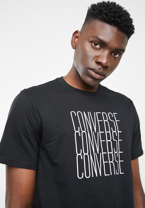 Converse - Converse logo remix tee - black