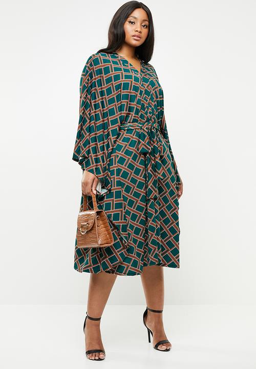 Plus-Fab - Caftan dress - multi
