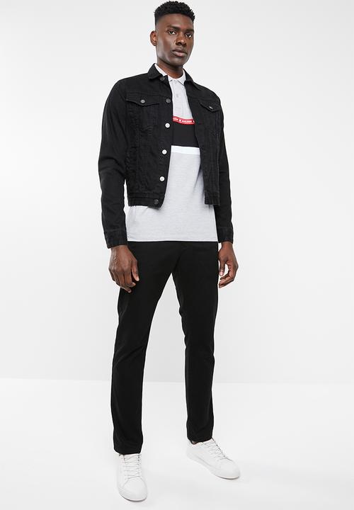 Jack & Jones - Wiskit short sleeve polo - grey