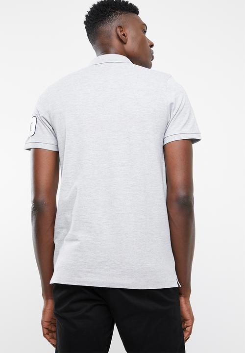 Jack & Jones - Wiskit short sleeve polo - grey