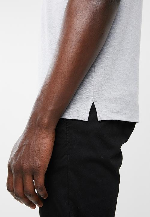Jack & Jones - Wiskit short sleeve polo - grey
