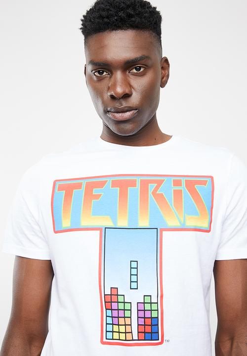 Only & Sons - Tetris short sleeve tee - white