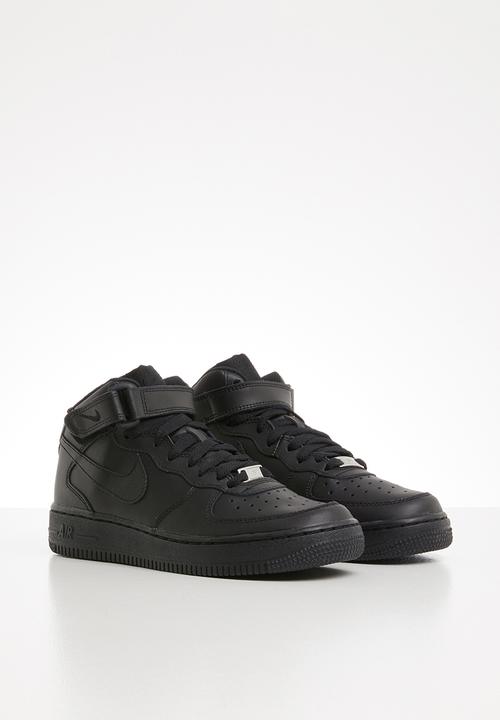 Nike - Nike air force 1 mid basketball sneaker - black