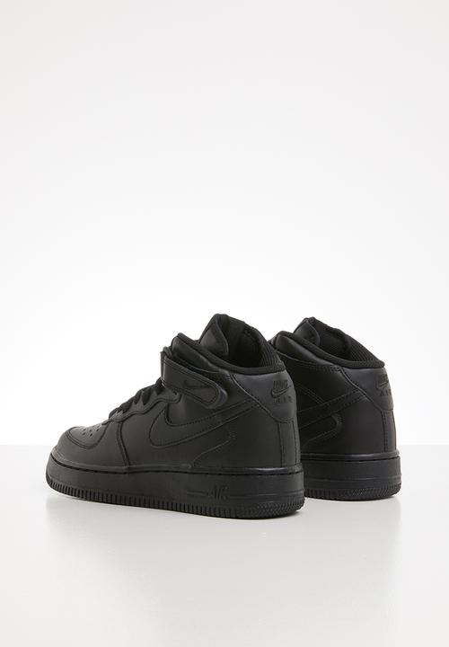 Nike - Nike air force 1 mid basketball sneaker - black