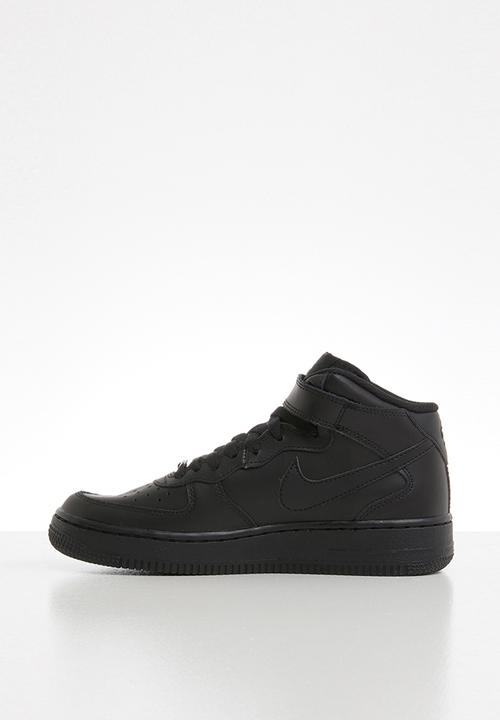 Nike - Nike air force 1 mid basketball sneaker - black