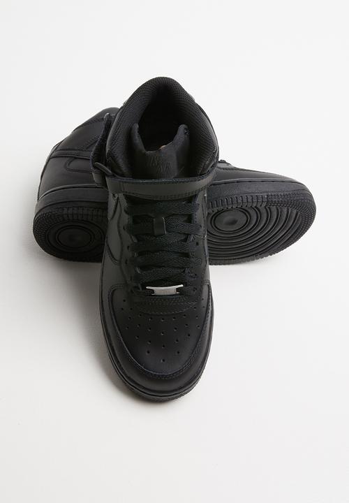 Nike - Nike air force 1 mid basketball sneaker - black