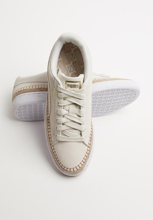PUMA - Suede Sneakerdrille - marshmallow-puma white