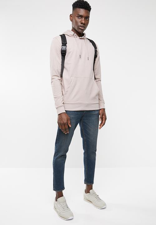 Only & Sons - Basic sweat hoodie unbrushed - pink
