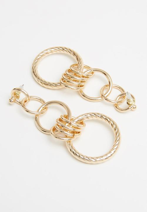 Superbalist - Link earrings - gold