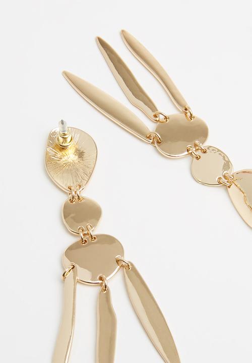 Superbalist - Blake drop earrings - gold